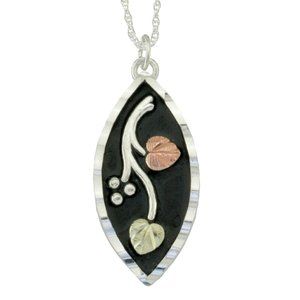 Black Hills Gold Necklace with Grape Vine by Coleman